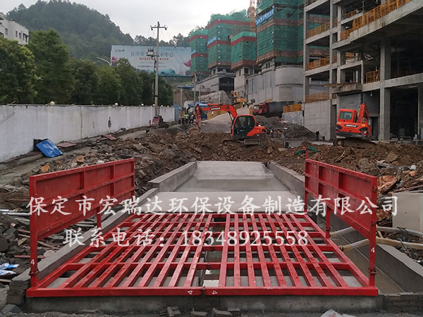 宏瑞達定制款4mx6m洗輪機入駐貴州中建四局